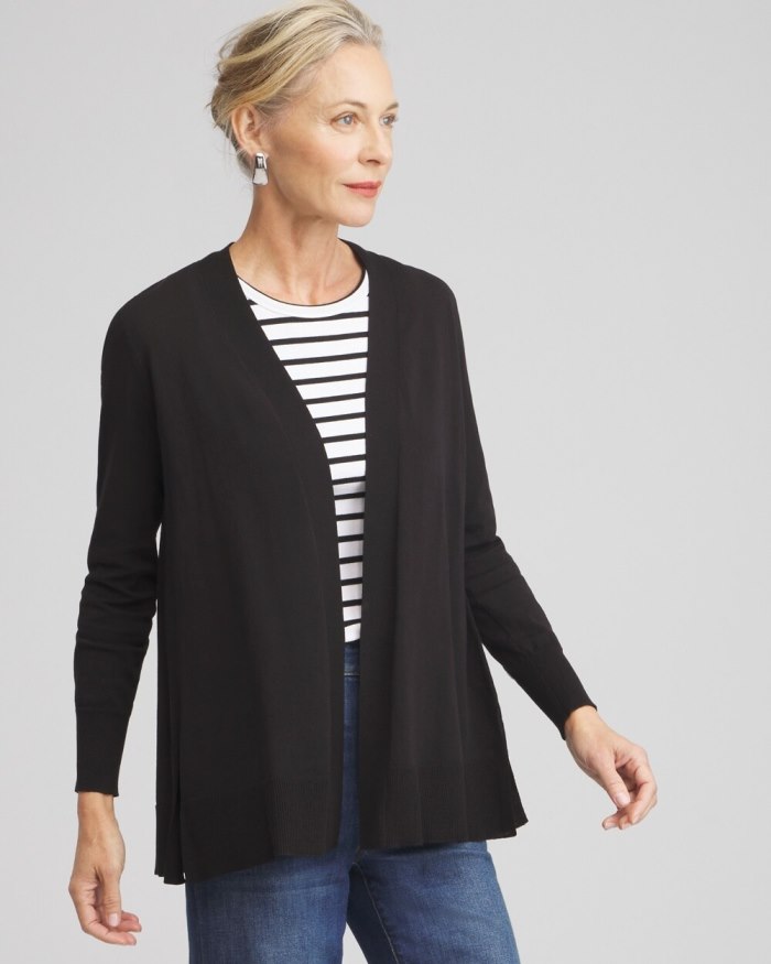 Chicos Summer Romance Cardigan - Intense Azure Chicos Summer Romance Cardigan - Intense Azure