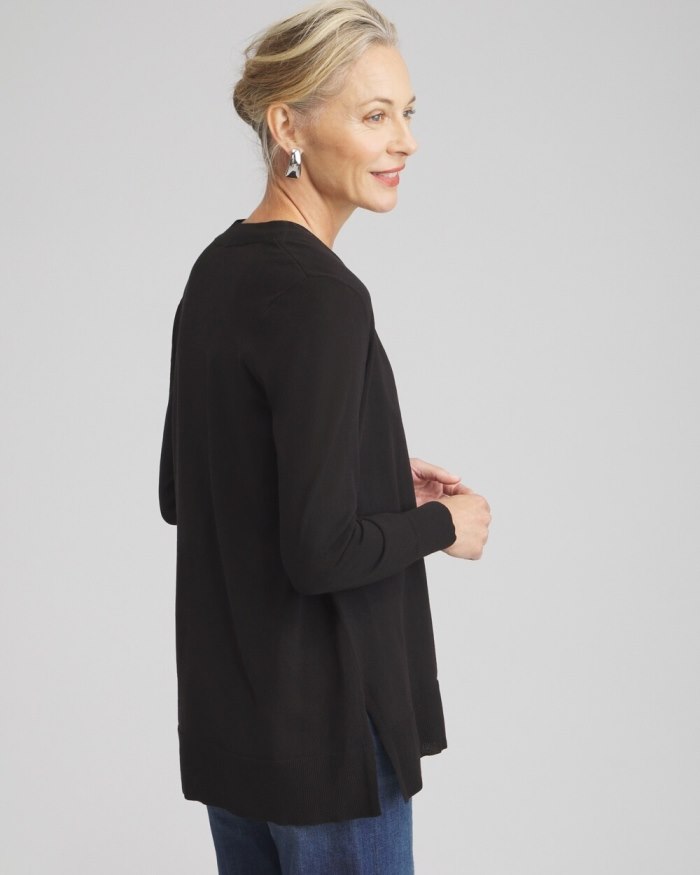 Chicos Summer Romance Cardigan - Intense Azure Chicos Summer Romance Cardigan - Intense Azure
