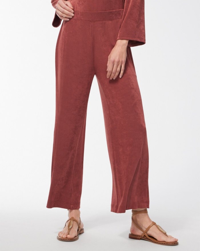 Chicos Travelers Classic Cropped Pants - Sable Chicos Travelers Classic Cropped Pants - Sable