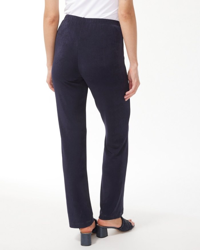 Chicos Travelers Classic No Tummy Pants - Sweet Shiraz Chicos Travelers Classic No Tummy Pants - Sweet Shiraz