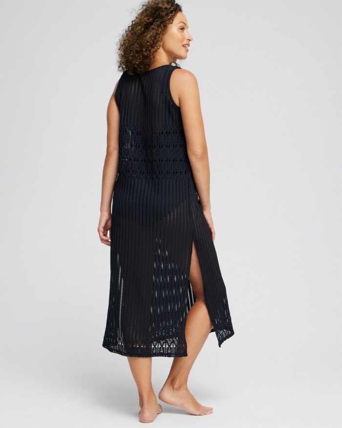 Chicos Gottex Swim Coverup Dress - Black Chicos Gottex Swim Coverup Dress - Black