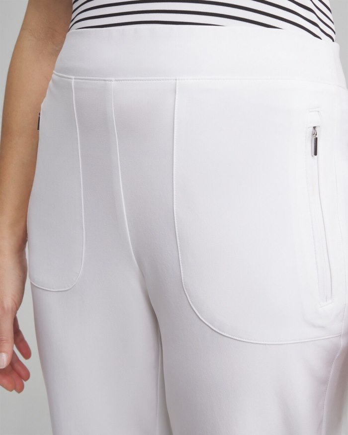 Chicos Zenergy UPF Ribbed Side Ankle Pants - Alabaster Chicos Zenergy UPF Ribbed Side Ankle Pants - Alabaster