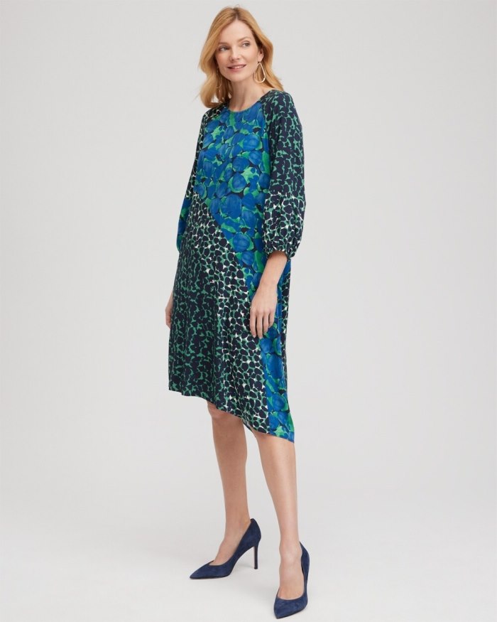 Chicos Twill Asymmetrical Midi Dress - Twisted Ivy Chicos Twill Asymmetrical Midi Dress - Twisted Ivy