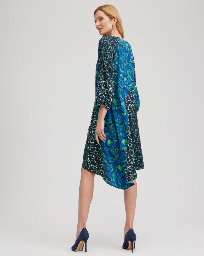 Chicos Twill Asymmetrical Midi Dress - Twisted Ivy Chicos Twill Asymmetrical Midi Dress - Twisted Ivy