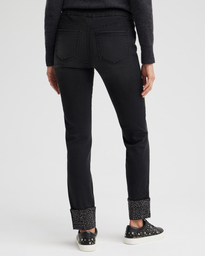 Chicos Stone Cuff Pull-on Jeggings - Imperial Wash Chicos Stone Cuff Pull-on Jeggings - Imperial Wash