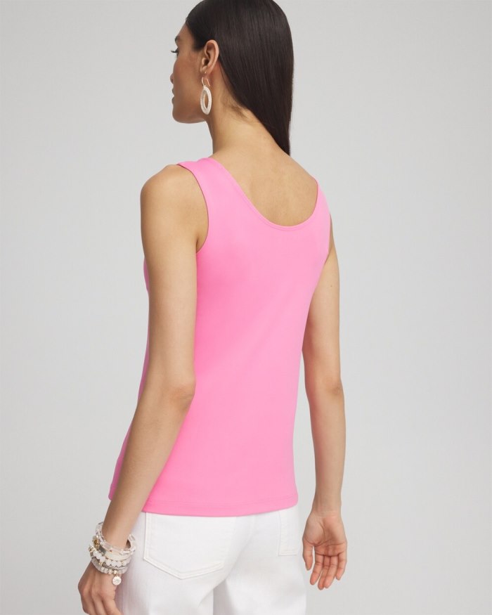 Chicos Microfiber Tank - DELIGHTFUL PINK Chicos Microfiber Tank - DELIGHTFUL PINK