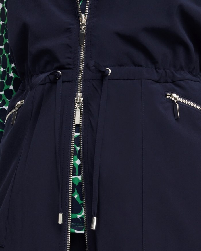 Chicos Zenergy UPF Neema Anorak Vest - Classic Navy Chicos Zenergy UPF Neema Anorak Vest - Classic Navy