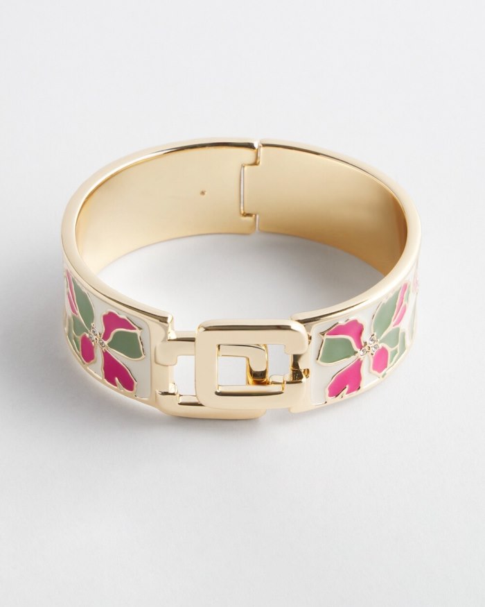 Chicos Chico's Click Floral Bracelet - Multi Chicos Chico's Click Floral Bracelet - Multi