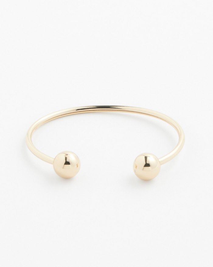 Chicos Gold Tone Flex Cuff Bracelet - Gold Chicos Gold Tone Flex Cuff Bracelet - Gold